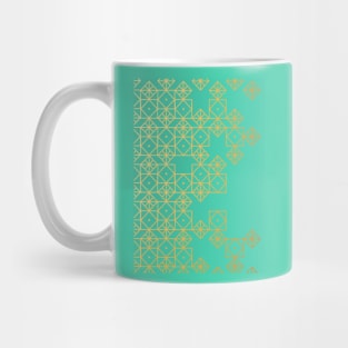 geometric mint Mug